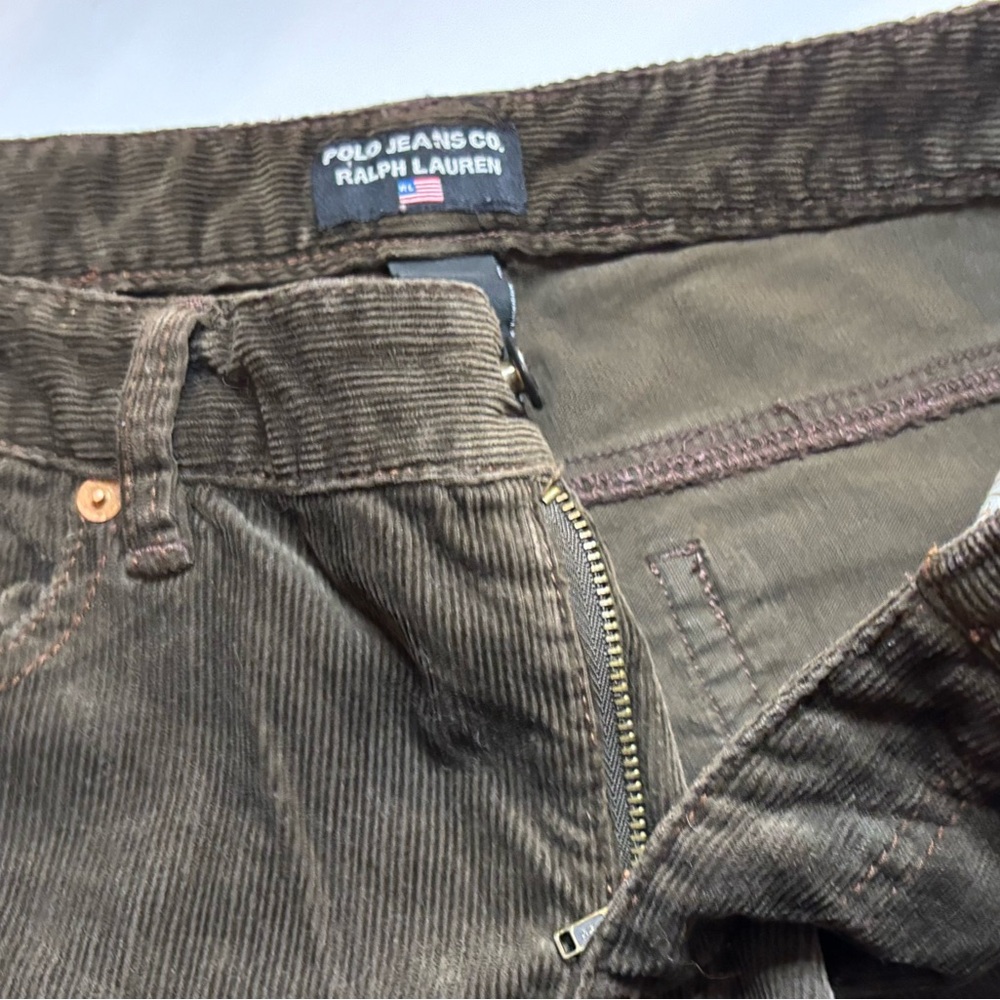 Ralph Lauren Polo Jeans co women’s corduroy brown pants size 4 - Picture 6 of 7